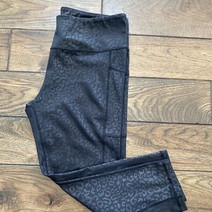 CVG Black Leopard Leggings
